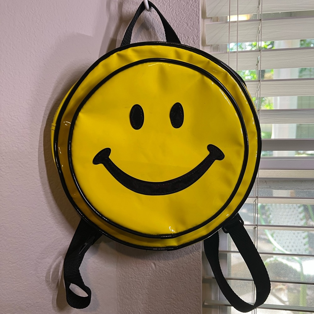 Vintage Smiley Face Backpack